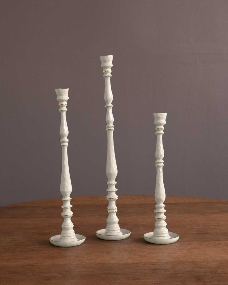 Encanto Crosby Small Candlestick Holder, 13.5"